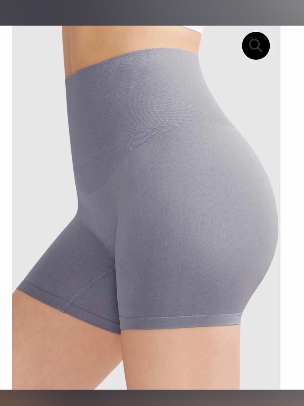 YUMMIE BY HEATHER THOMSON ISLA SHAPING SHORT YT6-577 Size 2X/3X Grey